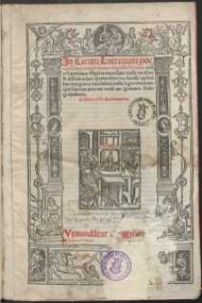 In Carum Lucretium poetam Commentarii a Ioanne Baptista Pio editi: codice Lucretiano dilige[n]ter emendato: nodis omnibus & difficultatibus apertis: obiter ex diuersis auctoribus tum gr&aelig;cis: tum latinis multa leges enucleata: qu&aelig; superior &aelig;tas aut tacuit aut ignorauit. Pellege: l[a]etaberis