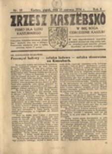 Zrzesz Kaszëbskô. Pismo dla ludu kaszubskiego. W imię Boga odrodzenie Kaszub!, nr.10, 1934