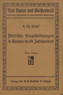 Politische Hauptströmungen in Europa im 19. Jahrhundert