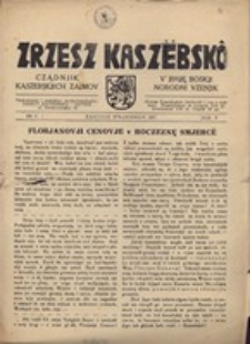 Zrzesz Kaszëbskô. Cządnjik Kaszebskjich. V Mjono Boskji Norodni Vzenjik, nr.3, 1937