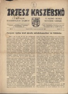 Zrzesz Kaszëbskô. Cządnjik Kaszebskjich. V Mjono Boskji Norodni Vzenjik, nr.11, 1937