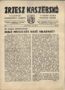 Zrzesz Kaszëbskô. Cządnjik Kaszebskjich. V Mjono Boskji Norodni Vzenjik, nr.5, 1938