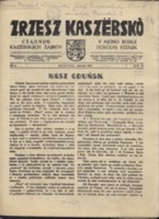 Zrzesz Kaszëbskô. Cządnjik Kaszebskjich. V Mjono Boskji Norodni Vzenjik, nr.9, 1938