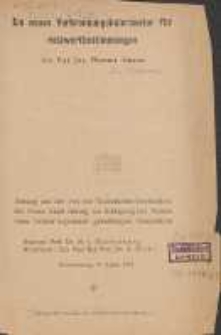 Ein neues Verbrennungskalorimeter für Heizwertbestimmungen