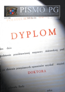 Pismo PG : pismo pracowników i studentów Politechniki Gdańskiej, 2001, R. 9, nr 2 (Luty)