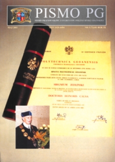 Pismo PG : pismo pracowników i studentów Politechniki Gdańskiej, 2001, R. 9, nr 5 (Maj)