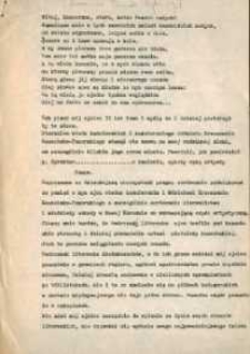 " Przemówienie wygłoszone w Kościerzynie z okazji odsłonięcia tablicy pamiątkowej Aleksandra Majkowskiego"
