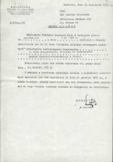 Dokumenty dotyczące spraw wydawniczych i wsp&oacute;łpracy z r&oacute;żnymi instytucjami