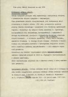 " Plan pracy Sekcji Rękopisów na rok 1976 PAN w Gdańsku"