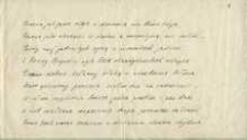 Wiersz pt. Czarna jak gęsta aleja w deszczową noc twoja dusza...