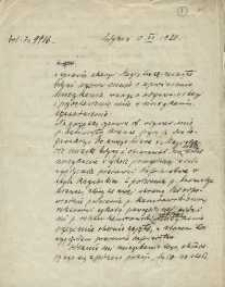 Korespondencja w sprawie Majkowskiej Franciszki