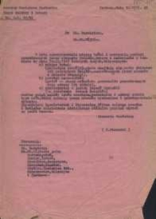 Dokumenty Majkowskiej Franciszki dotyczące Referatu Kultury i Sztuki w Kartuzach