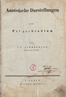 Anatomische Darstellungen zum Privat-Studium