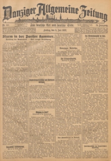 Danziger Allgemeine Zeitung, 1922.01.03 nr 2