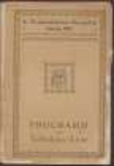 II. Westpreu&szlig;isches S&auml;ngerfest Danzig 1913 unter dem Protektorat Sr. K. u. K. Hoheit d. Kronprinzen ; Programm und Teilnehmer-Liste