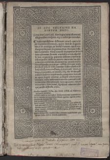 In Hoc Volvmine Habentvr Haec : Cornvcopie, Siue linguę latinę co[m]mentarii diligentissime recogniti, atq[ue] ex archetypo emendati