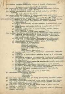 Dokumenty Majkowskiej Franciszki dotyczące Powiatowego Ośrodka Krzewienia Kultury i Sytuki w Kartuzach