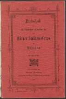 Denkschrift zur 50 jährigen Jubelfeier des Bürger-Schützen-Corps zu Danzig : am 14. Juli 1898