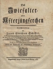 Das Zwiefalter- oder Afterjungferchen