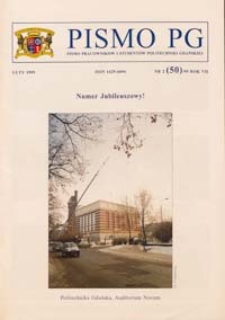 Pismo PG : pismo pracowników i studentów Politechniki Gdańskiej, 1999, R. 7, nr 2 (Luty)