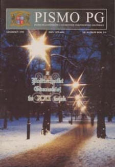 Pismo PG : pismo pracowników i studentów Politechniki Gdańskiej, 1999, R. 7, nr 10 (Grudzień)