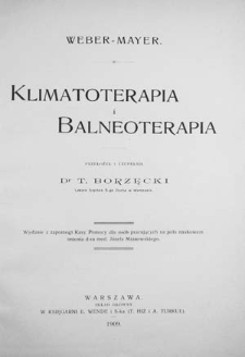 Klimatoterapia i balneoterapia