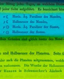 Berliner astronomisches Jahrbuch f&uuml;r 1844. Bd. 69