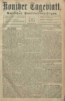 Konitzer Tageblatt.Amtliches Publikations=Organ