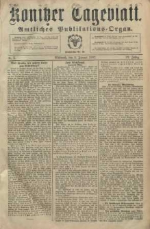 Konitzer Tageblatt.Amtliches Publikations=Organ