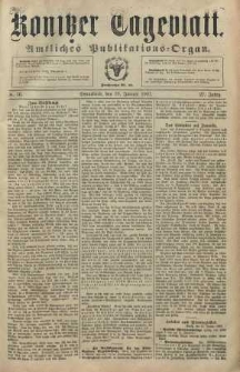 Konitzer Tageblatt.Amtliches Publikations=Organ