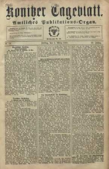 Konitzer Tageblatt.Amtliches Publikations=Organ