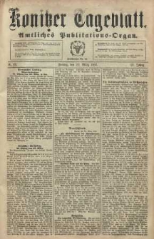 Konitzer Tageblatt.Amtliches Publikations=Organ