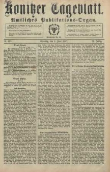 Konitzer Tageblatt.Amtliches Publikations=Organ