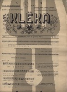 Klëka.Dwutygodnik, nr.2, 1937