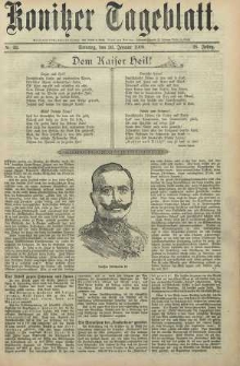 Konitzer Tageblatt.Amtliches Publikations=Organ