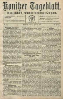 Konitzer Tageblatt.Amtliches Publikations=Organ