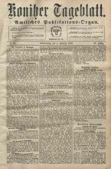 Konitzer Tageblatt.Amtliches Publikations=Organ