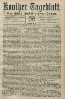 Konitzer Tageblatt.Amtliches Publikations=Organ