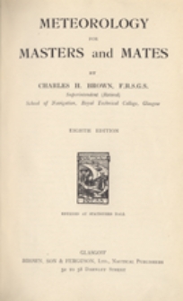 Meteorology for masters and mates