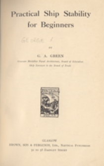 Practical ship stability for beginners