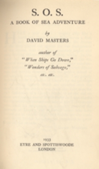 S. O. S. : a book of sea adventure