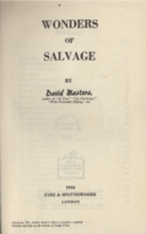 Wonders of salvage