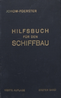 Johows Hilfsbuch für den Schiffbau