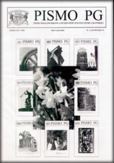 Pismo PG : pismo pracowników i studentów Politechniki Gdańskiej, 1998, R. 6, nr 4 (Kwiecień)