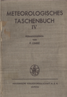 Meteorologisches Taschenbuch. Bd. 4