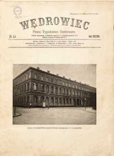 Wędrowiec : pismo tygodniowe ilustrowane, 1900, nr 23