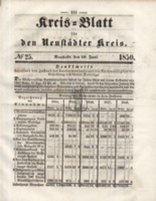 Kreis=Blatt fur den Neustadter Kreis, nr.25,1850