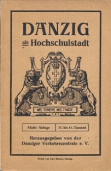 Danzig als Hochschulstadt