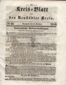 Kreis=Blatt fur den Neustadter Kreis, nr.40,1850