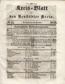 Kreis=Blatt fur den Neustadter Kreis 1850